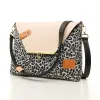 Sac à main Bandoulière Coton d'Avril ESTELLO Leopard