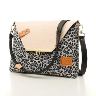 Sac à main Bandoulière Coton d'Avril ESTELLO Leopard