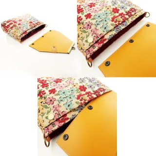 Sac à main Bandoulière Coton d'Avril ESTELLO Fleurs