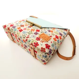 Sac à main Bandoulière Coton d'Avril ESTELLO Fleurs