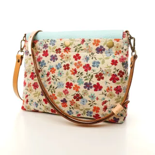 Sac à main Bandoulière Coton d'Avril ESTELLO Fleurs