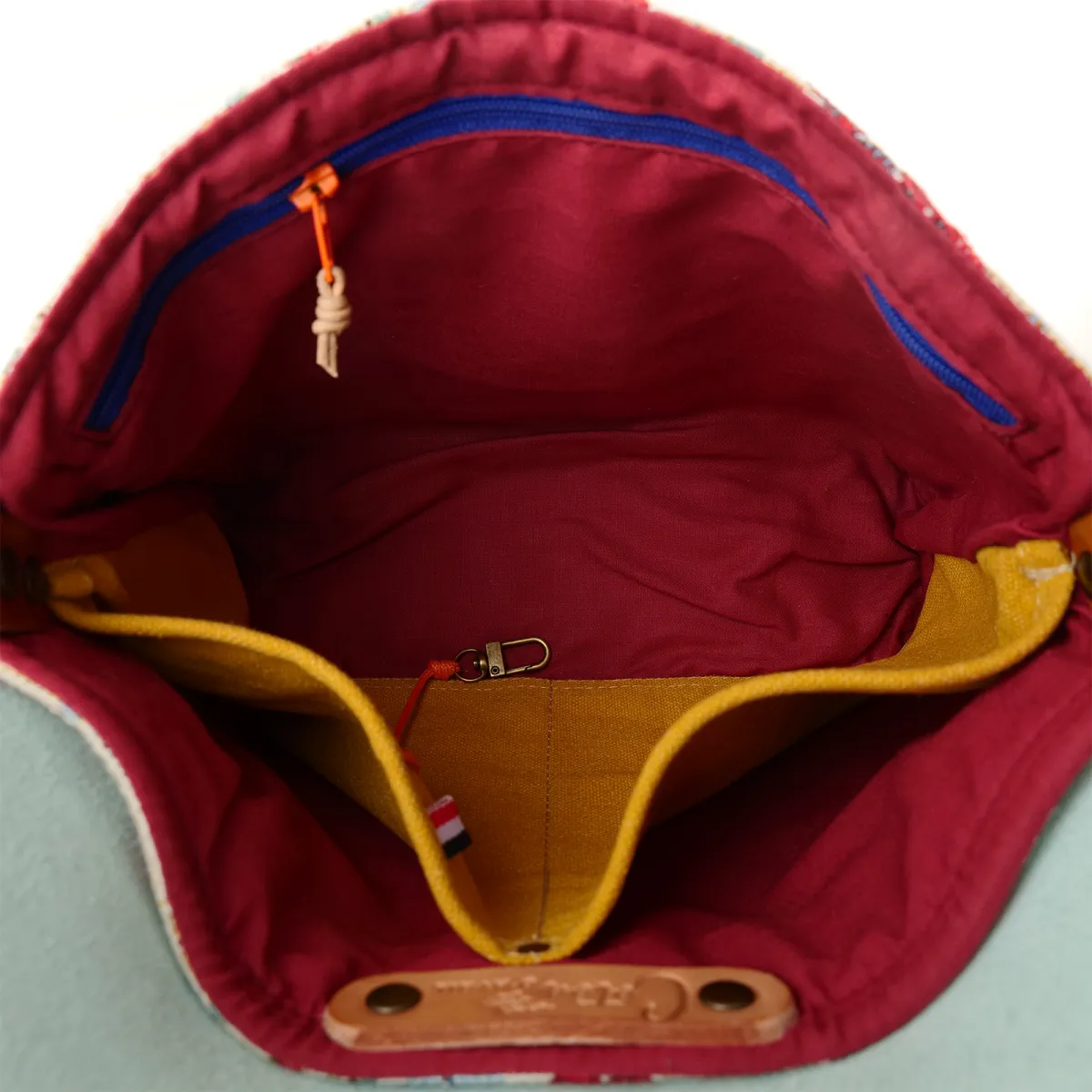 Sac à main Bandoulière Coton d'Avril ESTELLO Fleurs