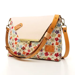 Sac à main Bandoulière Coton d'Avril ESTELLO Fleurs