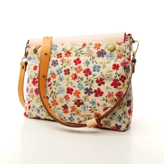 Sac à main Bandoulière Coton d'Avril ESTELLO Fleurs