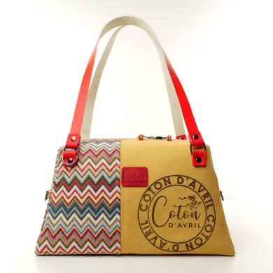 Sac à main Coton d'Avril CESAR Signature vibrations