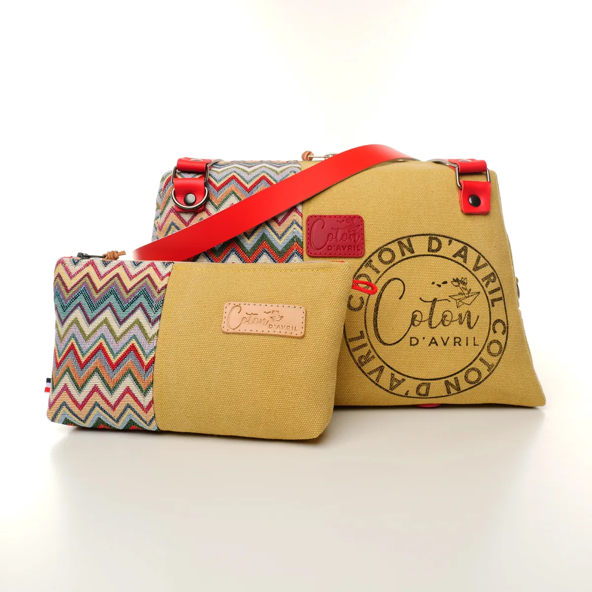 Sac à main Coton d'Avril CESAR Signature vibrations