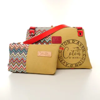 Sac à main Coton d'Avril CESAR Signature vibrations