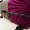 Sac à main bandoulière Coton d'Avril CESAR Signature Violine