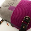 Sac à main bandoulière Coton d'Avril CESAR Signature Violine