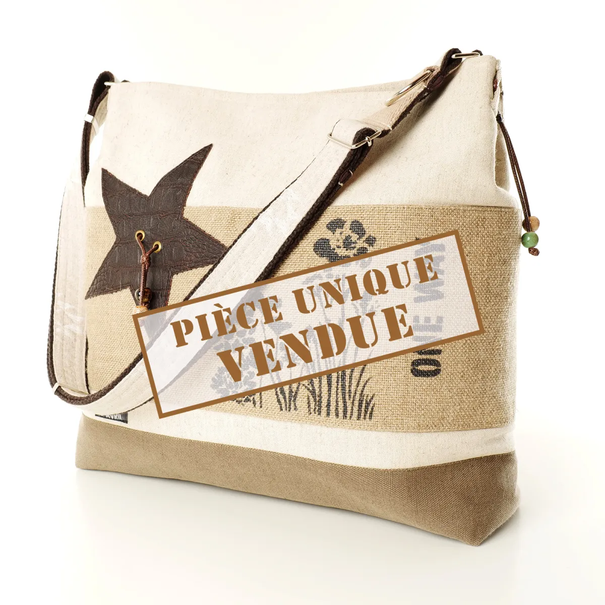 Sac seau Coton d'Avril ONE WAY Kaki-Lin