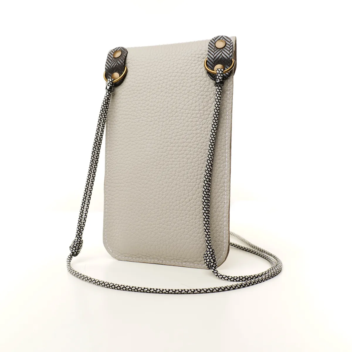 Mini sac pochette téléphone Coton d'Avril ERI Acier