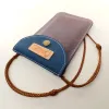 Mini sac pochette téléphone Coton d'Avril ERI Bleu Orange
