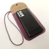 Mini sac pochette téléphone Coton d'Avril ERI Camel Rose