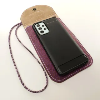 Mini sac pochette téléphone Coton d'Avril ERI Camel Rose