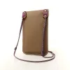 Mini sac pochette téléphone Coton d'Avril ERI Camel Rose