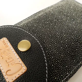 Mini sac pochette téléphone Coton d'Avril ERI Galuchat