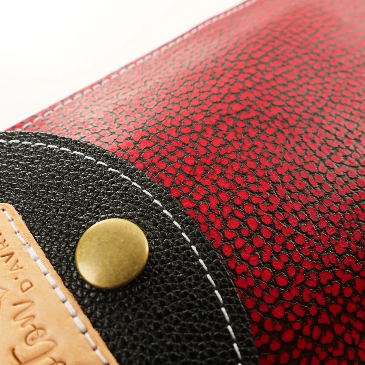 Mini sac pochette téléphone Coton d'Avril ERI Rouge Noir
