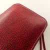 Mini sac pochette téléphone Coton d'Avril ERI Rouge Noir