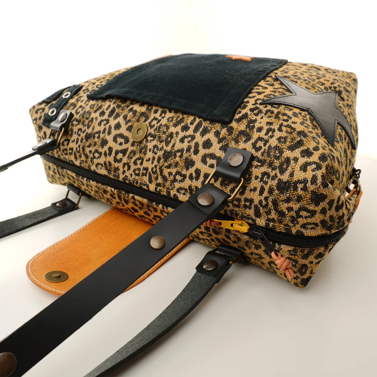 Sac à main Coton d'Avril D20 Leopard EDITION