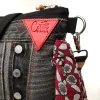 Sac à main bandoulière Coton d'Avril BEATRIS Edition Jean noir