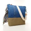 Sac à main bandoulière Coton d'Avril Beatris Edition Jean denim
