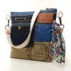 Sac à main bandoulière Coton d'Avril Beatris Edition Jean denim