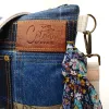Sac à main bandoulière Coton d'Avril Beatris Edition Jean denim