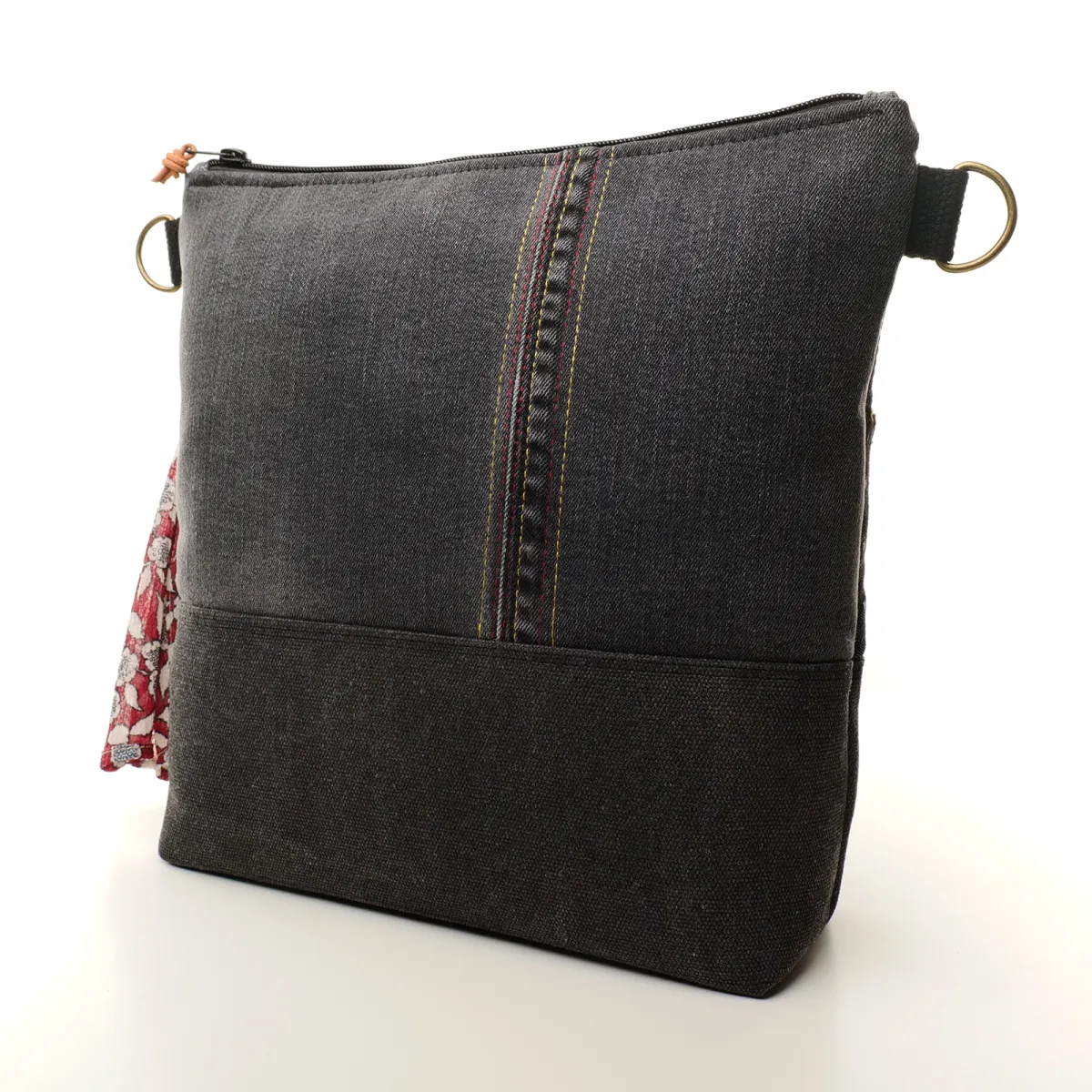 Sac à main bandoulière Coton d'Avril BEATRIS Edition Jean carbone