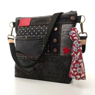 Sac à main bandoulière Coton d'Avril BEATRIS Edition Jean carbone
