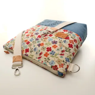 Sac à main bandoulière Coton d'Avril BEATRIS fleurettes