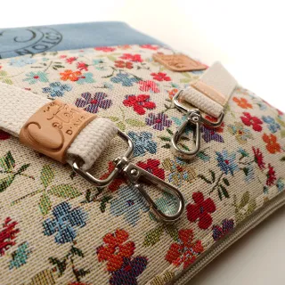 Sac à main bandoulière Coton d'Avril BEATRIS fleurettes