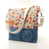 Sac à main bandoulière Coton d'Avril BEATRIS fleurettes