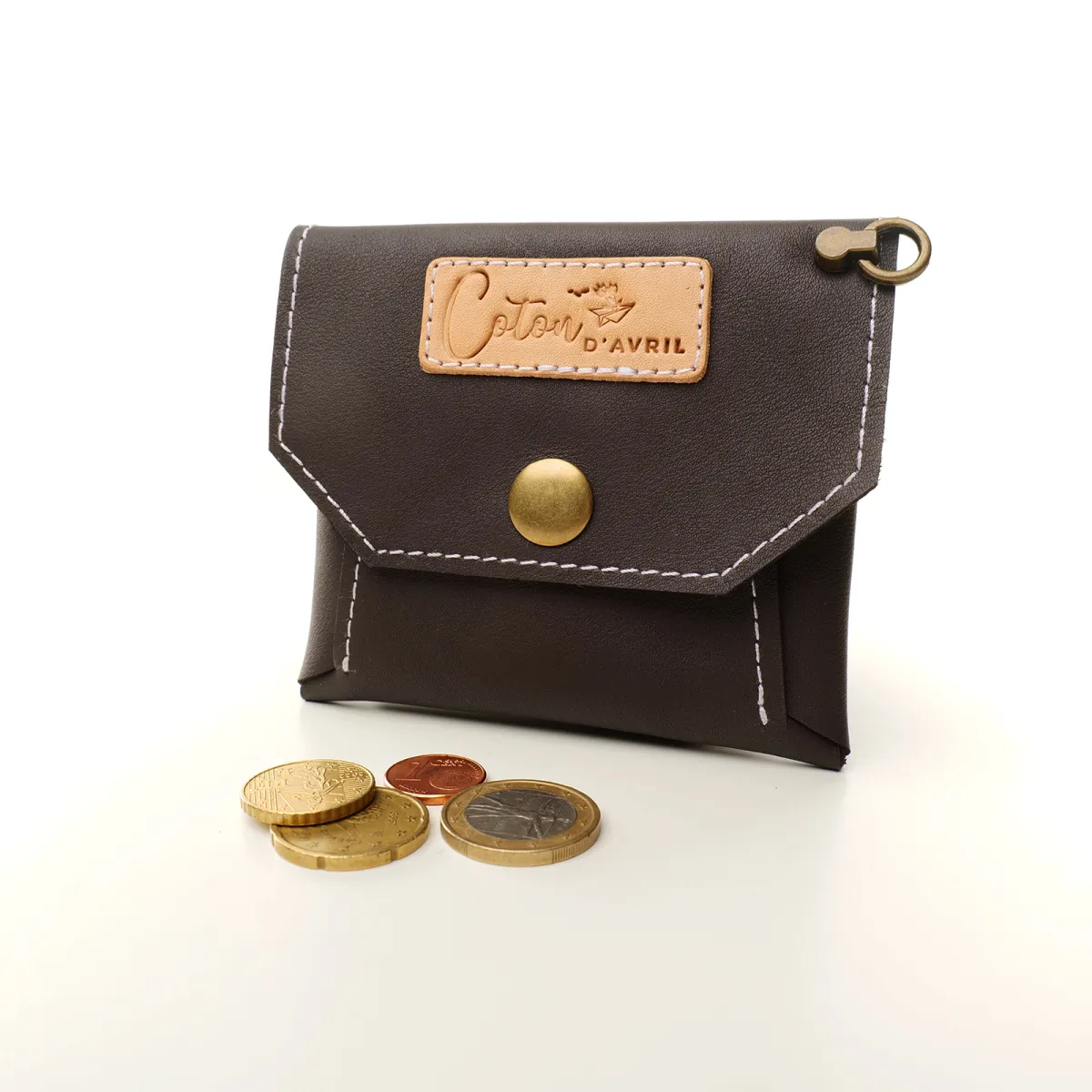 Porte-monnaie Coton d'Avril BORSA cuir