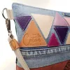 Sac à main bandoulière Coton d'Avril Beatris Edition Jean triangles