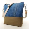 Sac à main bandoulière Coton d'Avril BEATRIS Edition Jean kaki