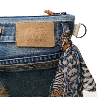 Sac à main bandoulière Coton d'Avril BEATRIS Edition Jean kaki