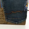 Sac à main bandoulière Coton d'Avril BEATRIS Edition Jean kaki