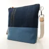 Sac à main bandoulière Coton d'Avril BEATRIS Edition Jean boutons