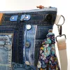 Sac à main bandoulière Coton d'Avril BEATRIS Edition Jean boutons