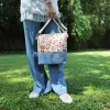 Sac à main bandoulière Coton d'Avril BEATRIS fleurettes