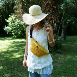 Sac banane Coton d'Avril Melisse Aspic soleil