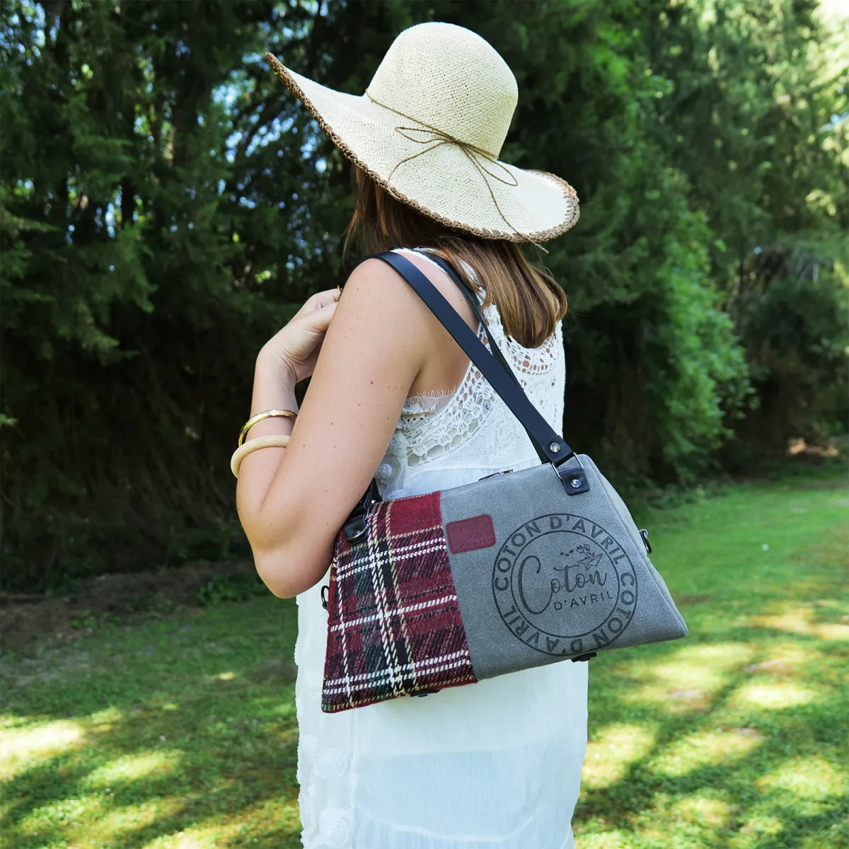Sac à main Coton d'Avril CESAR Signature Kilt
