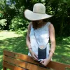 Mini sac pochette téléphone Coton d'Avril ERI Acier