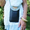 Mini sac pochette téléphone Coton d'Avril ERI Acier