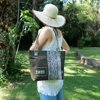 Sac Cabas Coton d'Avril AVRIL Serpent