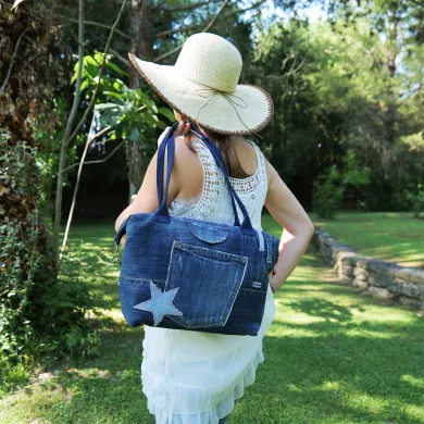Sac à main Coton d'Avril D20 Jeans Coton d'Avril