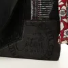 Sac à main bandoulière Coton d'Avril BEATRIS Edition Jean carbone rubis