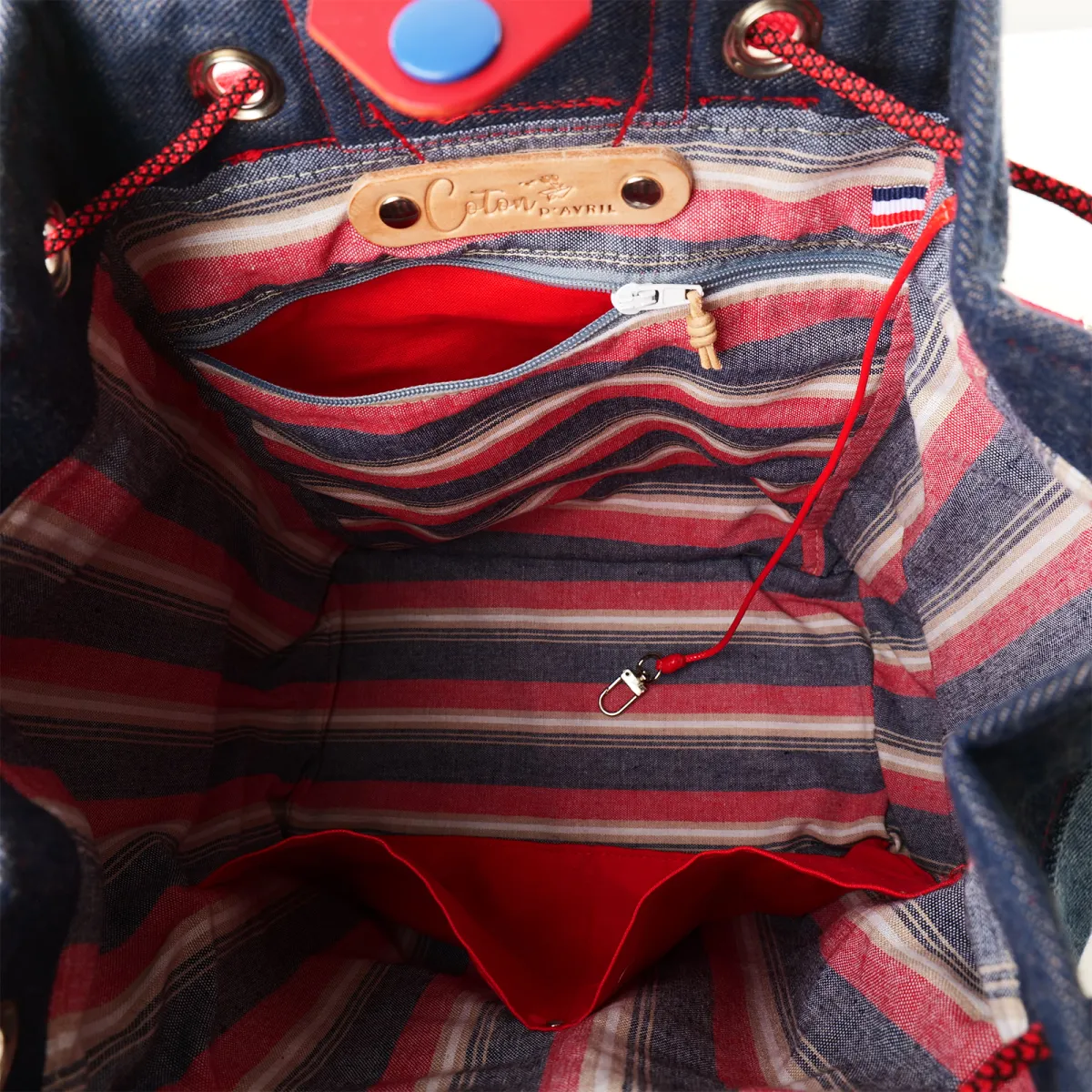 Sac à dos Coton d'Avril RUGINETO Jean