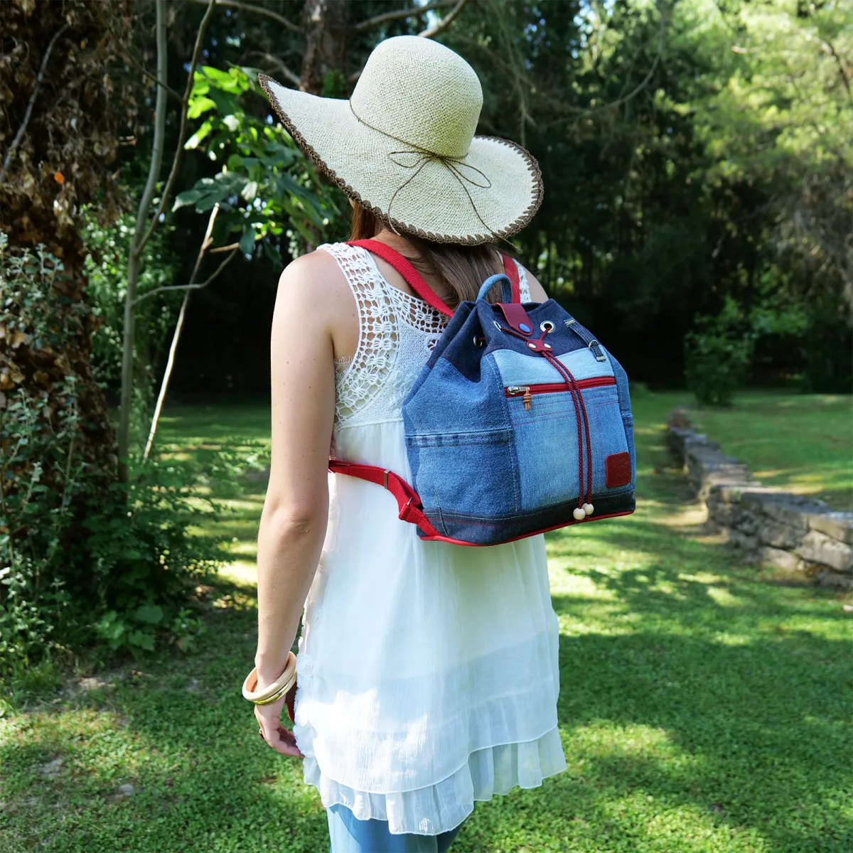Sac à dos Coton d'Avril RUGINETO Jean