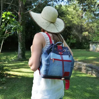 Sac à dos Coton d'Avril RUGINETO Jean